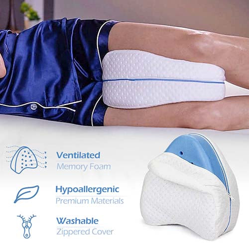 Almohada Ergonómica Apoyo Piernas Rodillas Ortopédico Memory - LhuaStore –  Lhua Store